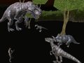 Cluiche Midnight Multiplayer Dinosaur Hunt