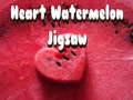 Cluiche Heart Watermelon Jigsaw