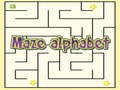 Cluiche Maze Alphabet