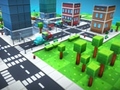 Cluiche Pixel City Runner 3D