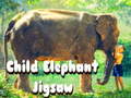 Cluiche Child Elephant Jigsaw