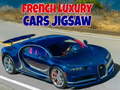 Cluiche French Luxury Cars Jigsaw