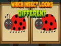 Cluiche Which Insect Looks Different