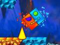 Cluiche Geometry Neon Dash Rainbow