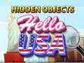 Cluiche Hidden Objects Hello USA