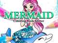 Cluiche Mermaid Coloring Book Glitter