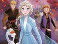Cluiche Frozen Comic Jigsaw