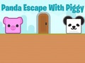 Cluiche Panda Escape With Piggy