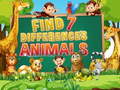 Cluiche Find 7 Differences Animals