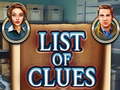 Cluiche List of clues