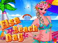 Cluiche Elsa beach day