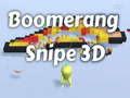 Cluiche Boomerang Snipe 3D