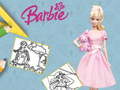 Cluiche Barbie Doll Coloring Book