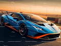 Cluiche Lamborghini Huracan STO Puzzle