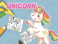 Cluiche Unicorn Coloring Book