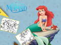 Cluiche The Little Mermaid Coloring Book