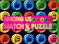 Cluiche Among Us Match 3 Puzzle