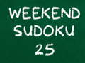 Cluiche Weekend Sudoku 25