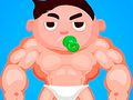 Cluiche Muscle Baby Run