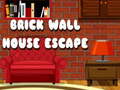 Cluiche Brick Wall House Escape