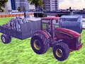 Cluiche Tractor Driving Garbage collect