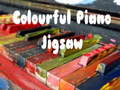Cluiche Colourful Piano Jigsaw