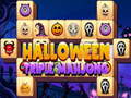 Cluiche Halloween Triple Mahjong