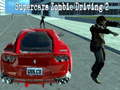 Cluiche Supercars zombie driving 2