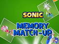 Cluiche Sonic Memory Match Up