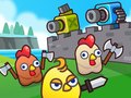 Cluiche Merge Cannon: Chicken Defense