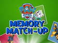 Cluiche Paw Patrol Memory Match Up