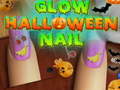 Cluiche Glow Halloween Nails