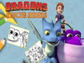 Cluiche Dragon Rescue Riders Coloring Book