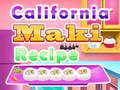 Cluiche California Maki Recipe