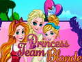 Cluiche Princess Elsa Team Blonde