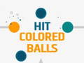 Cluiche Hit Colored Balls