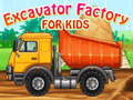 Cluiche Excavator Factory For Kids