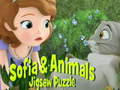 Cluiche Sofia And Animals Jigsaw Puzzle