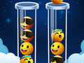 Cluiche Emoji Color Sort Puzzle