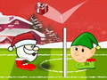 Cluiche Santa winter head soccer
