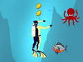 Cluiche Water Dive 2D: Underwater Survival
