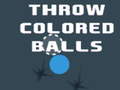 Cluiche Throw Colored Balls