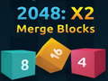 Cluiche 2048: X2 merge blocks