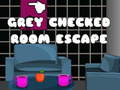 Cluiche Grey Checked Room Escape