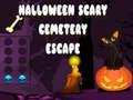 Cluiche Halloween Scary Cemetery Escape