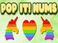 Cluiche Pop It! Nums 