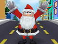 Cluiche Santa City Run surfers