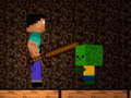 Cluiche Noob vs Zombies - Forest biome