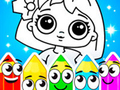 Cluiche Coloring Dolls