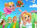 Cluiche Flower Girl Wedding Day